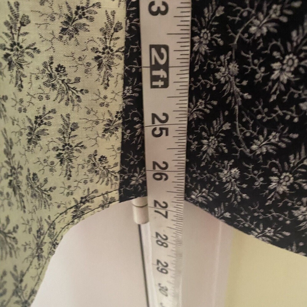 Vintage Handmade Patchwork Quilted Wrap Midi Skir… - image 7